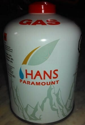 Hans Portable Alpine Gas Canister 450gm