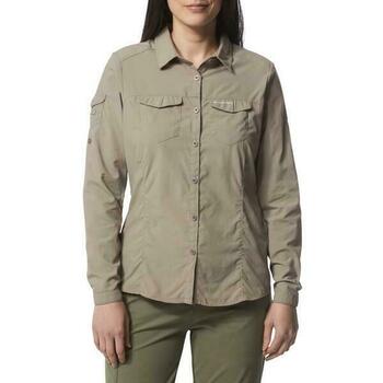 Craghoppers NosiLife Womens Darla Long Sleeve Outdoor Shirt (Insect Repellent)