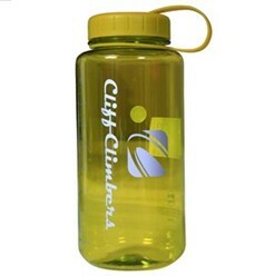 Cliff Climbers Tritan Green Wide Mouth Bottle - 1L