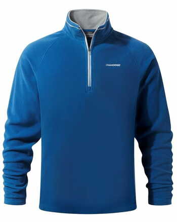 Craghoppers Selby Half Zip Winter Fleece Jacket-Sport Blue