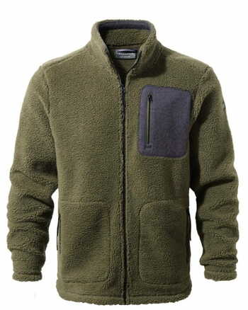 Craghoppers Edvin Fleece Jacket-Dark Moss