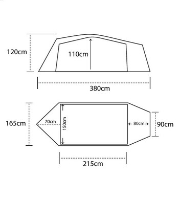 GIPFEL HIGH MOUNTAIN 2 PLUS TENT