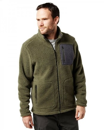 Craghoppers Edvin Fleece Jacket-Dark Moss