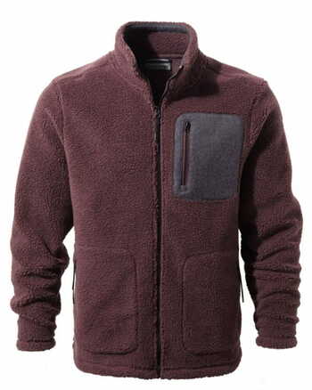 Craghoppers Edvin Fleece Jacket-Red Wine