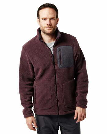 Craghoppers Edvin Fleece Jacket-Red Wine