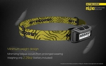 Nitecore NU10 Rechargeable Headlamp - 160 Lumens