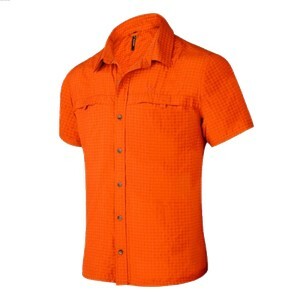 Wildcraft  Men's Half Sleeve Shirt - Orange