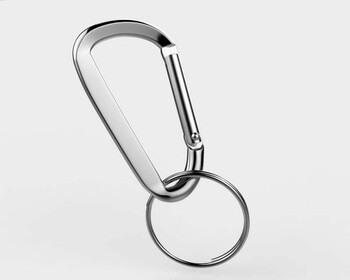 Rock Empire D Shape Plain Keychain Carabiner