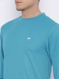 Wildcraft M Poly FS tee Lt_Blue