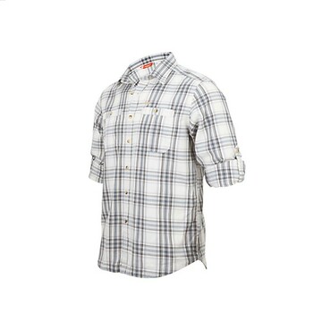 Wildcraft M FS Shirt Chkk01 White