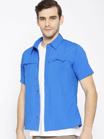 Wildcraft HS Shirt Men Blue