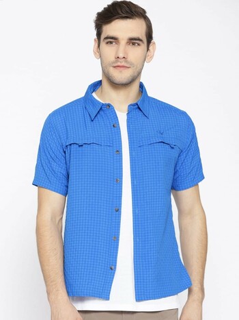 Wildcraft HS Shirt Men Blue