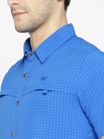 Wildcraft HS Shirt Men Blue