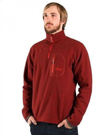 Rab Eclipse Pull-on Long Sleeve T-Shirt - Rust