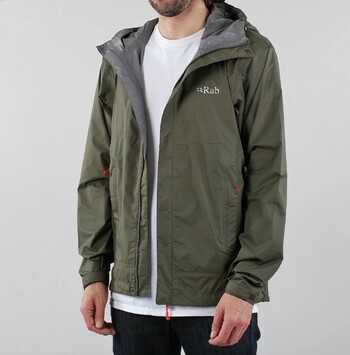 Rab Downpour Jkt Field Green