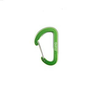 Quipco Matt Bauxite Accessory carabiner - Kiwi Green