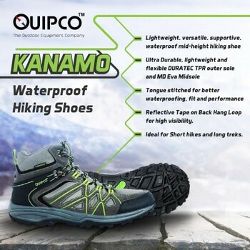 QUIPCO Kanamo Waterproof Hiking Shoes - Unisex
