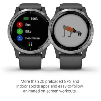 Garmin Smart Watch Vivoactive 4 Grey/Sliver