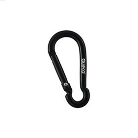 Quipco Smoky Black Accessory Carabiner - 5cms