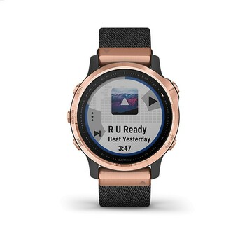 Garmin Fenix 6S ( with 2 bands Rosegold/Black & Black Silicon)