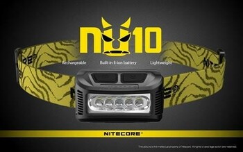 Nitecore NU10 Rechargeable Headlamp - 160 Lumens