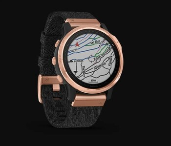 Garmin Fenix 6S ( with 2 bands Rosegold/Black & Black Silicon)