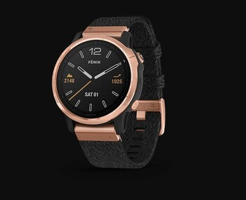 Garmin Fenix 6S ( with 2 bands Rosegold/Black & Black Silicon)