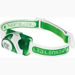 Led Lenser SEO 3  Green Head Torch