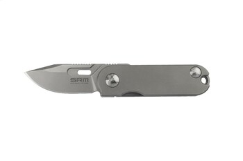 SRM Folding Blade Knife 418S Grey