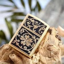 Zippo Gold Floral Flourish  20903