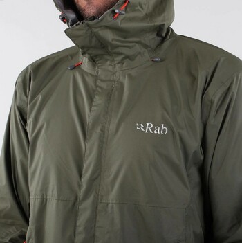 Rab Downpour Jkt Field Green