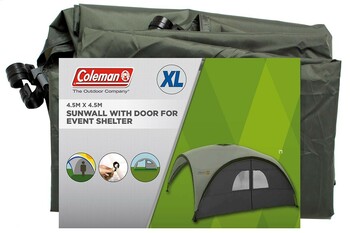 Coleman Sunwall with Door for Event Shelter 4.5 X 4.5 (Metre)