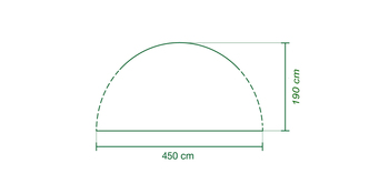 Coleman Sunwall with Door for Event Shelter 4.5 X 4.5 (Metre)