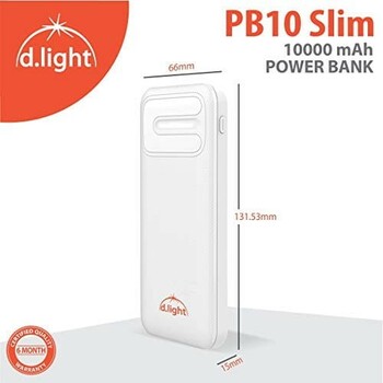 D.light PB10 Slim Power bank  - 10000 mAh