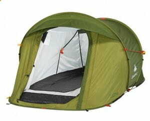 Quechua 2 Seconds tent Green