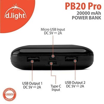 D.Light PB20 Pro 20000 mAh