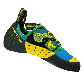 La Sportiva Nitrogym Blue / Green Climbing Shoes