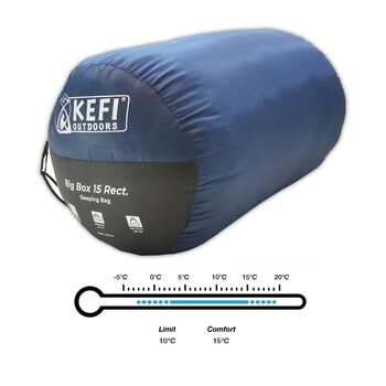 Kefi Outdoors Big Box 15  Rect. Sleeping Bag