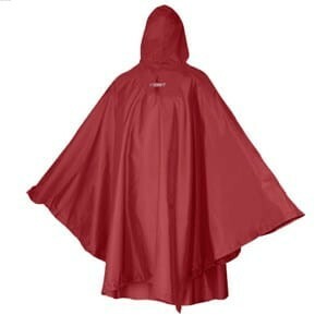 Wildcraft Rain basic Poncho- Monk Red