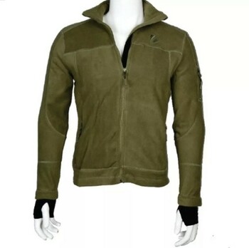 CC Fleece Ski Jacket Orbit Olive Green