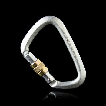 Singing Rock Carabiner D Steel Lock Screw Connector 50KN