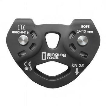 Singing Rock Tandem Pulley Black