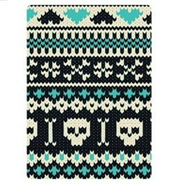 4Fun Skull Blue Standard Scarf