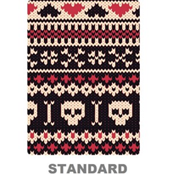 4Fun Skull Red Standard Scarf