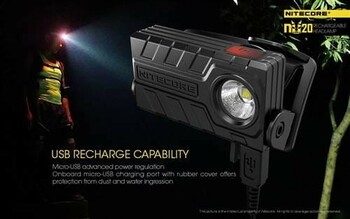 Nitecore NU20 360 Lumens Headlamp