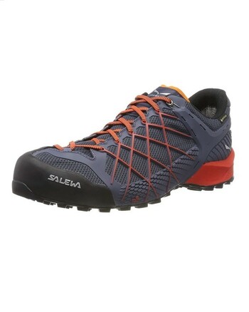 Salewa Men's ALP Trainer Mid GTX  Waterproof Hiking Boots(Blue)