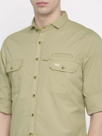 Wildcraft Fs Soild Shirt Beige