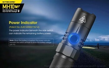 Nitecore MH10 v2 1200 Lumen Rechargeable Flashlight