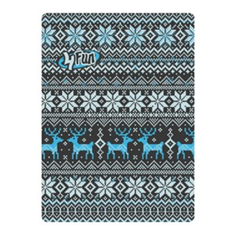 4Fun Deer Blue Standard Scarf