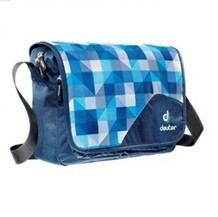 Deuter Attend Messenger Bag blue arrowcheck